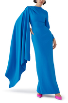 Lydia Cape Sleeve Maxi Dress